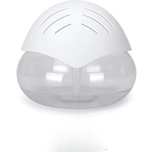 Air Purifier (White) - Water Filter Air Washer For Home and Office - Essential Oil Aroma Diffuser With LED Night light - Small Air Cleaner For Smoke and Pets, White 