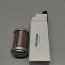 M00 Air Compressor Muffler 3/8" NPT Male, Air Exhaust Silencer for Compressor Dryer Compressed Air Equipment and Systems, Single Chamber 145 PSI