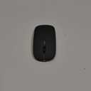 Wireless Bluetooth Mouse, Rechargeable, LED, Silent, Ultra-thin Design (Bluetooth 5.2 and 2.4GHz USB Receiver) | Portable Computer Mouse for Laptops, iPads, MacBooks and Apple Devices (Black)