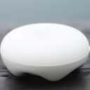 ARTIX Incandescent Pod Lamp, Motion-Activated Desk Lamp, White Satin-Finish with USB Charging Ports and Smart Eye Protecting Technology with No-Touch Dimming Ability