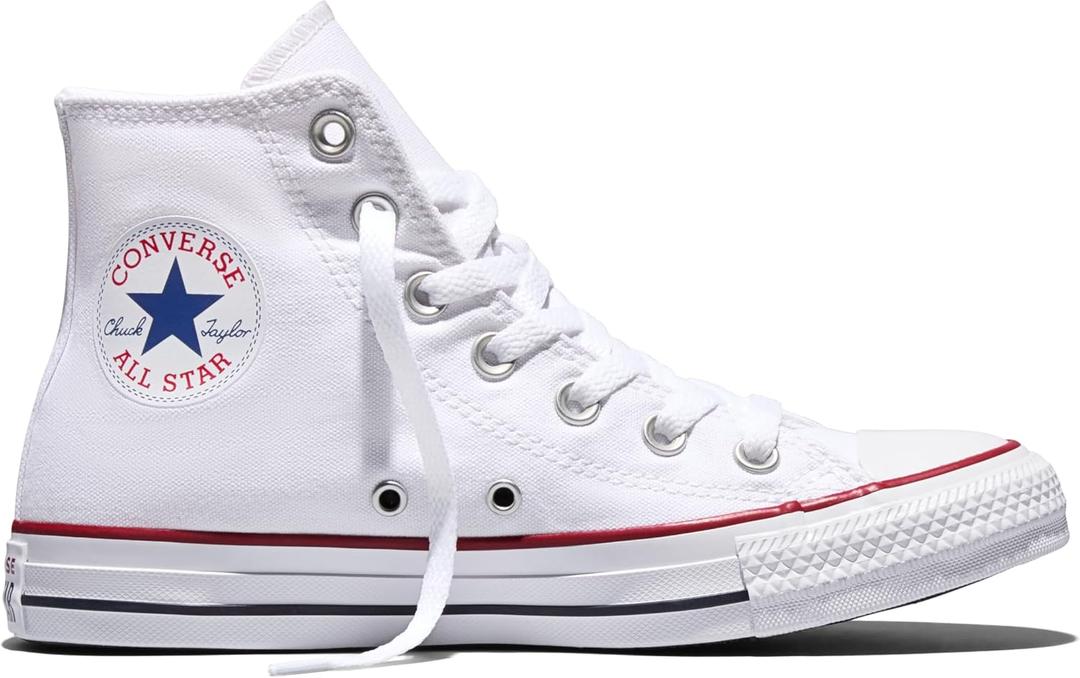 Converse Unisex Adult Chuck Taylor All Star High Top Sneaker (7 Wide Women/5 Wide Men, White)