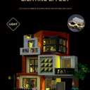 Modern House Building Set, Modern Cubist Villa Modular City Building Blocks MOC Bricks Set,Compatible with City Sets and Other Major Brands,Adults and Girls Aged 14+ (1399 PCS)