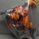 FORUP LED Lighted Maple Tree, 4 FT Lighted Artificial Tree for Thanksgiving Harvest Fall Festival Halloween Home Party Decoration