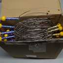 Soaoo 36 Pcs Scalp Massager Manual Head Massager Christmas Relaxing Gifts Handheld Steel Wire Head Scratcher with Wooden Handle for Body Home Office Spa Stress Relief Relaxation Women Men Gift