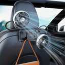 Tesla Car Fan for Backseat Kids - Independent Control 3 Speeds 360Rotatable USB Fan for Backseat of Car for Tesla Model 3 X Y Highland Accessories 2024 2023 2022 2021 2020