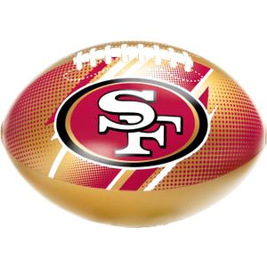 BigMouth 18 Inflatable Pool Football Officially Licensed NFL Fan Gear Merchandise Beach Ball Games for Adults and Teens