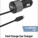 ZGear® Dual Output Lightning Car Charger with USB Port for iPhone