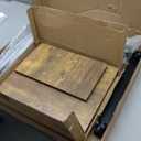 TigerDad Adjustable Overbed Table with Wheels, Rolling Laptop Bed Desk for Home Hospital Use, Height & Tilt Adjustable Mobile Table for Eating, Working, Reading in Bed or Sofa