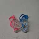 Freela 2 Pack Kids Swim Goggles Mask for Boys Girls 3-14, Tempered Glass Lens 180 HD View with Nose Cover for Pool Beach (Blue & Pink (2pcs ))