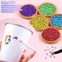 22000Pcs Resin Rhinestones for Bedazzling with Tweezers, Multicolor 2/3/4mm Rhinestones for Crafting with 3Pcs 10ml B7000 Jewelry Glue for DIY Crafts Clothing Tumblers Shoes Fabric Nail Art