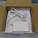 Ultrasonic Retainer Cleaner Machine 45khz Cleaning Pod for Denture Cleaner 200ml Mouth Guard, Aligner, Night Guard, Toothbrush, Jewelry, 4 Cleaning Modes Digital Timer, Gifts for Women, White