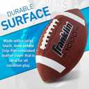 Franklin Sports Youth + Adult Footballs - Extra Grip 1000 Official Size, Junior + Pee Wee Kids - 1 + 12 Packs, One Size