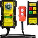2 in 1 Wireless Crane Remote Control, 12V Crane Dump Trailer Controller, Industrial Hoist Truck Crane Switch Control Station, Up-Down, 2 Direction