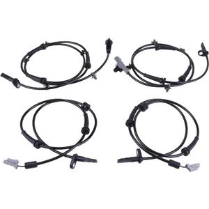 4pcs ABS Wheel Speed Sensor Fit for 2007-2012 for Nissan Altima 2009-2014 for Nissan Maxima Rear Left Rear Right Front Left Front Right ABS Sensors