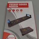 Solid Push Up Board 15 in 1 Home Workout Equipment Multi-Functional Pushup Stands System Fitness Floor Chest Muscle Exercise Professional Equipment Burn Fat Strength Training Arm Men & Women Weights