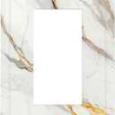Light Switch Cover Plate White Gold Marble Modern Abstract Luxury 1 Gang Outlet Covers Single Rocker Decorative Switch plates Electrical Wall Plates GFCI Receptacle for Bathroom Bedroom Decor (1-Gang Rocker, 5 x 3 IN)