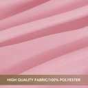 sancua Round Tablecloth 108 Inch Diameter, 6 Pack - Circle Polyester Fabric Table Cloth for Wedding Party Reception Banquet Birthday, Washable Christmas Table Cover (Fit 42-96 Inch Tables), Pink