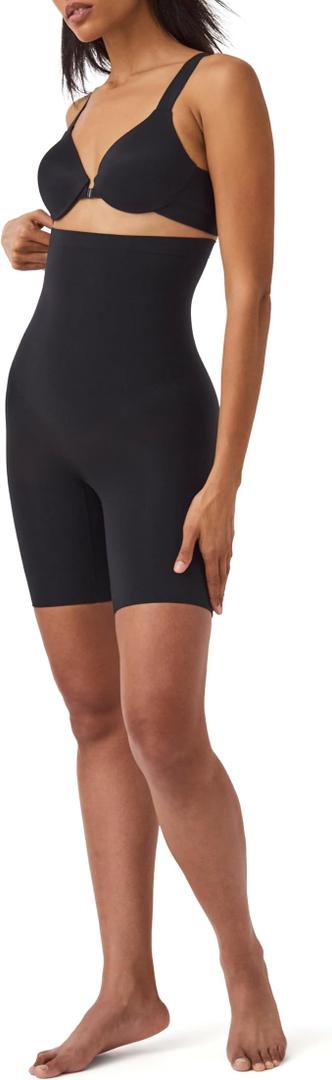 SPANX SPANXsculpt Power Series High-Waisted Mid-Thigh Short - Lightweight, All-Day Comfort - Core Control Shapewear M