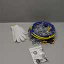 DEDC Snow Chains for SUV Tire Chains Compatible with Tesla Model Y Cars 1 Min Quick Fit Easy Chainsaw Reusable Universal Emergency Traction Chain Tire Width 235 245 255 265 275 - Set of 2 MS1521