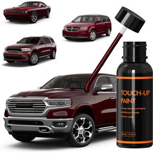 PRV/NRV Octane Red/Delmonico Red Touch Up Paint for Dodge, DIY Car Paint Scratch Repair Kit, Automotive Paints, Quick & Easy Fix Scratch Repair for Challenger/Durango/Grand Caravan/Charger/RAM