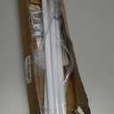 Curtain Rods for Windows 31"- 62",5/8 inch Small White Curtain Rod Adjustable by Splicing for Bedroom, Living Room, Kitchen and Outdoors