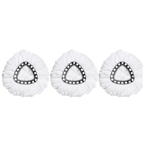 3 Pack Mop Heads Replacement Compatible with O-Ceda EasyWring Spin Mop, Microfiber Spin Mop Refill Easy Cleaning Mop Head Replacement for Floor Cleaning Deep Cleaning for Home Office