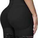 SHAPSHE Butt Lifting Shapewear Tummy Control Shorts Fajas Colombianas Shapewear Shorts Compression Underwear Women (Medium, Black)