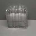 (6 Count x 40 Sets) Stackable Cupcake Containers with 240 Pack Liners, Plastic Cupcakes Boxes Holders for 6 cakes, High Tall Dome Lid Cupcakes Carrier, Clear Cupcake Trays/Containers/Holders