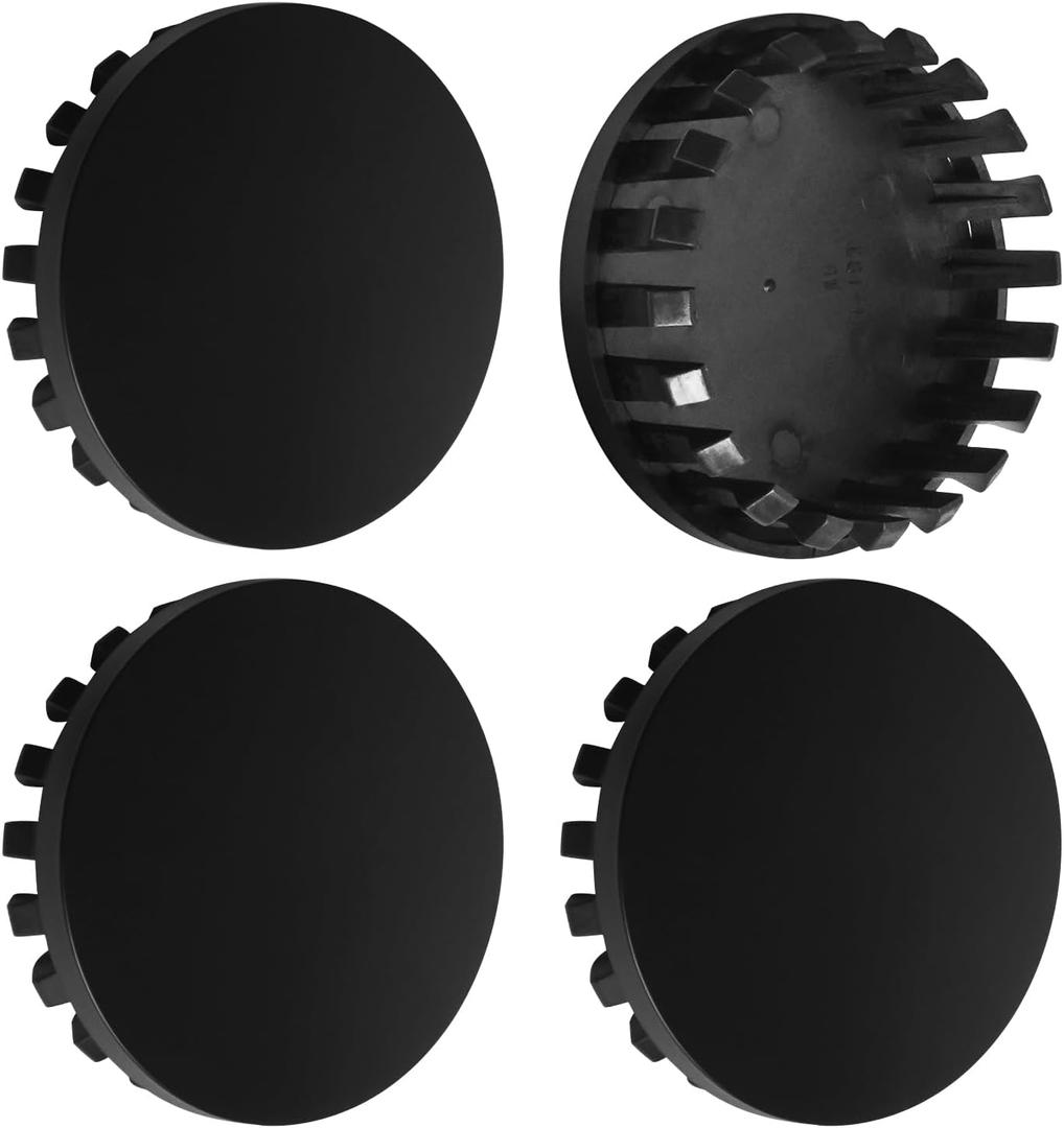 3.25Inch 83MM Wheel Center Caps for Chevrolet Chevy GMC Colorado Tahoe Suburban Silverado Sierra 1500 Rim Hub Caps, Pack of 4 (Matte Black, Outer 83MM, Inner 73MM, Easy DIY Installation)