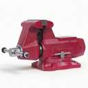 4" Bench Vise with 360 Swivel Base, 4-1/2" Jaw Opening, Heavy Duty Ductile Iron Workshop Vise with Anvil & Pipe Jaws, 72,000 PSI Clamping Tool for Garage, Metalworking & Repair (RDIV4) (Red)