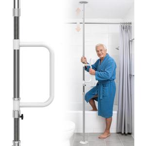 Marudina Transfer Pole, Adjustable Non-Slip Handle, 6.9-10FT Ceiling Height
