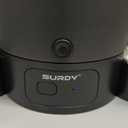 Automatic Cat Feeder for 2 Cats, 3L Food Dispenser SURDY Auto Cat Feeder with 2 Stainless Bowls (Black, 3L)