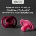 Tommee Tippee Ultra-Light StayPut Pacifier, One-Piece Silicone Design, 0-6m, 3 Pack
