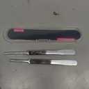 2 Pcs Stainless Cell Tweezers 