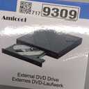 Amicool External DVD Drive USB 3.0 USB C CD Burner CD/DVD +/-RW Optical Drive, Slim Portable DVD CD ROM Rewriter Writer Duplicator for Laptop Desktop PC Windows 11/10/8/7 MacBook Mac Linux OS Apple