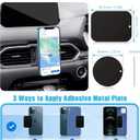 Car Phone Holder, Air Vent Phone Holder, Car Mount for Mazda CX5 2017-2024, Magnetic Navigation Stand Fit for iPhone 17 16 15 14 13 12 Pro Max Plus Mini, All Phones (Not for Magsafe)