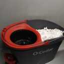 O-Cedar EasyWring Microfiber Spin Mop & Bucket Floor Cleaning System + 2 Extra Refills, Red/Gray
