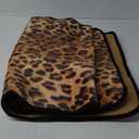 Runner Rug Washable Area Rug Non Slip Hallway Entry Floor Carpet Kitchen Laundry Living Room Rugs 2x6 Ft(Leopard)