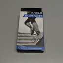 ABIRAM Ankle Brace for Women & Men, Ankle Compression Sleeve with Wrap, Foot Support Sleeve, Ankle Support for Sprained Ankle, Plantar Fasciitis Relief Socks, Achilles Tendonitis, Sports, L