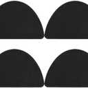 Shoe Toebox Toeburst Blowout Hole Prevention Insert/Patch (Black)