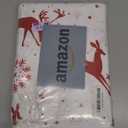 CAROMIO Christmas Sheets Full, Soft Brushed Microfiber Bed Sheet Set, 16 Inches Deep Pocket Fitted Sheet Winter Holiday Sheets Set (Red Reindeer, Full)