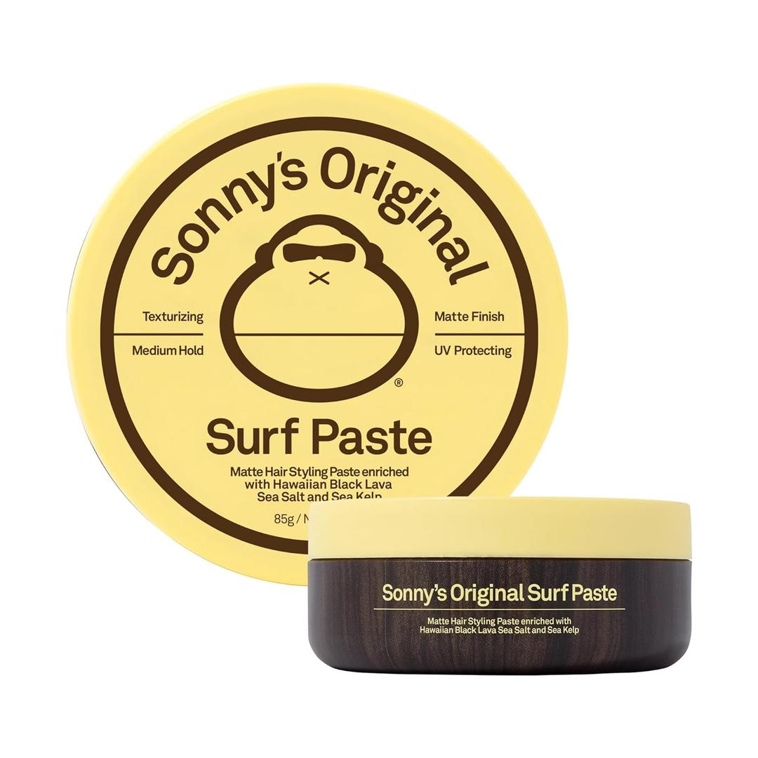 Sun Bum Sonny's Original Surf Paste - Matte Finish Hair Styling Paste - Medium Hold - 3 oz