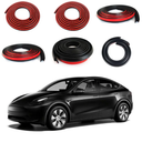 DOTAATDW Car Weather Stripping for Tesla Model Y Car Door Rubber Seal Strip Self Adhesive Auto Soundproofing Weatherstrip for Front/Rear Trunk APillar BPillar Front/Rear Door