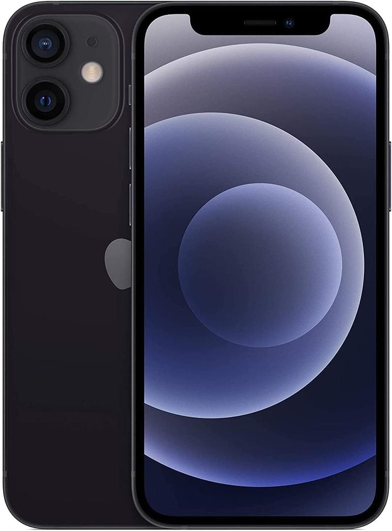 Apple iPhone 12 Mini, 128GB, Black - Unlocked (Renewed Premium)