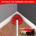 2 x Small 2 Pack Scrub Brush Head ONLY for O Cedar RinseClean 2-Tank Spin Mop, Replacement Head Scrubber Brush,NOT for EasyWring 1-Tank System