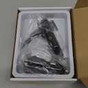 Nulaxy KM18 Bluetooth 5.4 Car Adapter with 1.44" Clear Display & Flexible Gooseneck - FM Radio Transmitter & Bluetooth Receiver for Hands-Free Calls, Wireless Music via BT/FM/AUX/TF, USB Car Charger (Black)