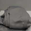 NICETOWN Gray Blackout Curtains for Bedroom 84 inches Long - Thermal Drapes Grommet Room Darkening Light Blocking Curtains Window Treatments for Living Room (2 Panels, W52 x L84, Grey)