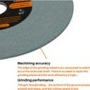 Chainsaw Sharpener Grinding WheelGreen Silicon Carbide AbrasiveFor Universal Saw Chain sharpeners. Sharpening Hard Alloy Saw Chain Teeth. 1/8 Thickness, 5-3/4 Diameter, 7/8 Arbor