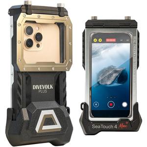 DiveVolk SeaTouch 4 Max Plus Underwater Smartphone Housing Black