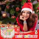 Cunno 24 Sets Christmas Silicone Bracelets Bulk Xmas Party Favors Stocking Stuffers Rubber Wristbands with Gift Greeting Cards Merry Christmas Bracelets Gifts for Party Decoration Supplies